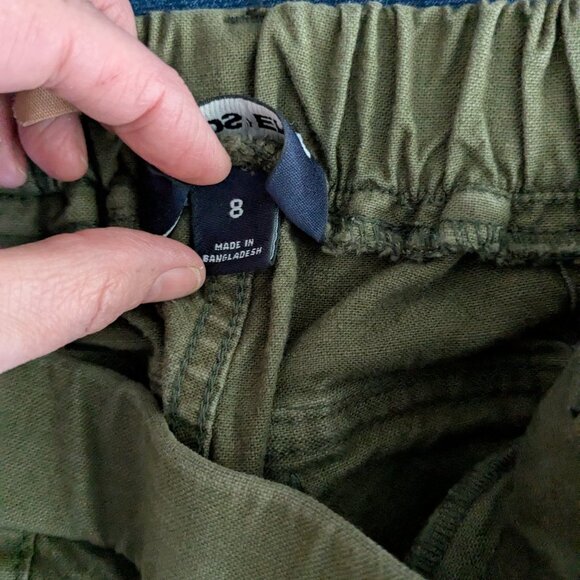 Lands End utility pant, elastic waist, size 8 - Picture 9 of 12